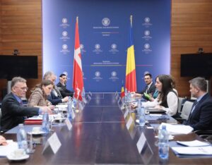 Primirea la mae a ministrului afacerilor europene al regatului danemarcei, marie bjerre 03