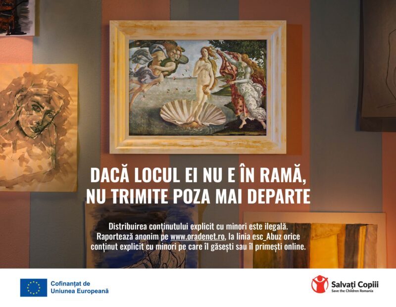 Kv dacă locul ei nu e în ramă, nu trimite poza mai departe