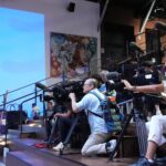 Piesa de teatru „iona” reunește tokyo metropolitan theatre și teatrul național din sibiu într o conferință de presă la pavilionul româniei 05