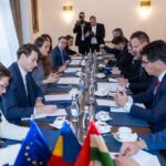 Întrevederea ministrului afacerilor externe, Oana Țoiu, cu ministrul afacerilor externe şi comerţului exterior al Ungariei, Péter Szijjártó (4)