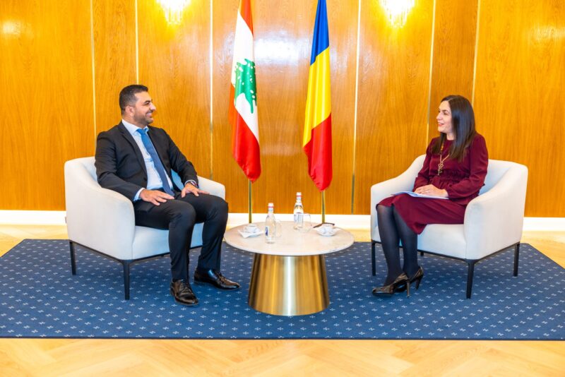 Primirea de către secretarul de stat Clara Staicu a ambasadorului agreat al Republicii Libaneze, Ali El Saleh, pentru prezentarea copiilor scrisorilor de acreditare
