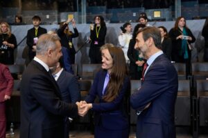 Participarea ministrului afacerilor externe, Oana Țoiu, la reuniunea miniștrilor de externe din statele membre NATO (3)