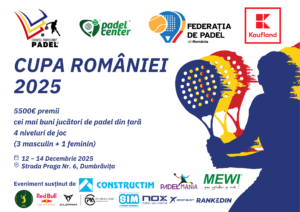 Afiș cupa româniei padel 2025 landscape