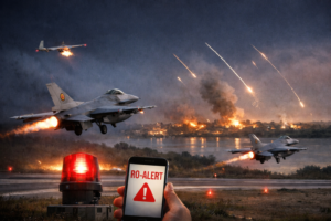 MApN: Alertă aeriană în Tulcea -Drone rusești detectate lângă granița României, F-16 ridicate de la sol