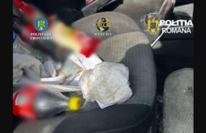 Tânăr prins în flagrant polițiștii de frontieră, în Satu Mare, cu droguri de mare risc în mașină