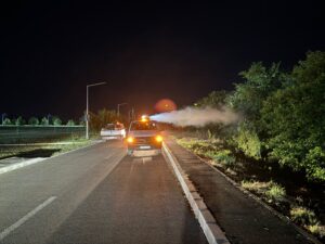 Arad – Prima acțiune de dezinsecţie din acest an