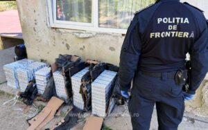 Percheziții în Maramureș într-un dosar de contrabandă: țigări camuflate în vegetație și mobilier (FOTO)