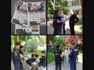 Polițiștii timișeni, campanie anti-copy/paste pentru studenți