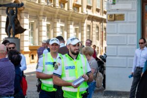 Polițiștii timișeni, în dialog cu motocicliștii despre siguranța rutieră