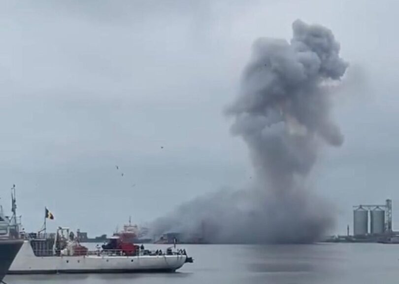Explozie drona portul constanta