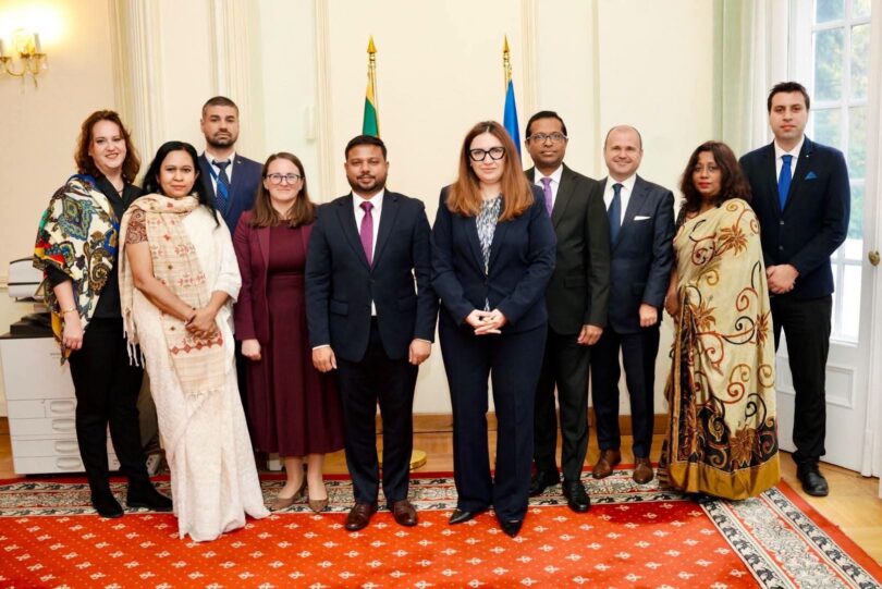 Consultările secretarului de stat Ana Tinca cu ministrul adjunct al afacerilor externe și ocupării forței de muncă al Republicii Democratice Socialiste Sri Lanka, Arun Hemachandra